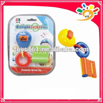 Newest Baby Enlighten Series Rattle Bell Toy,Cute Cartoon key Design Rattle Bell